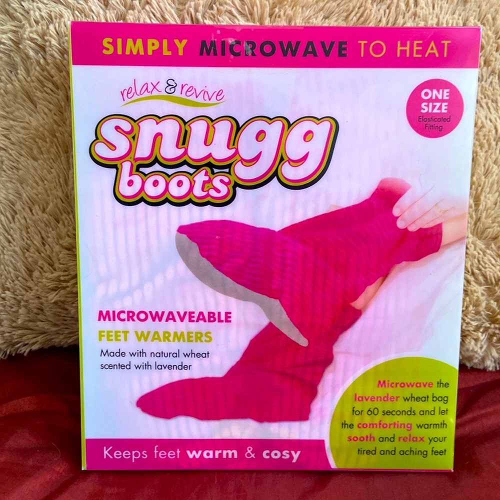 🆕 Microwaveable indoor slippers one size
